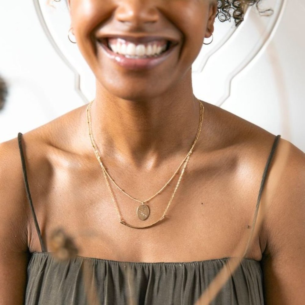 Taurus Constellation Minimalist Zodiac Necklace - Picture 11 of 12